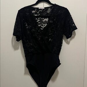Black Lace Bodysuit